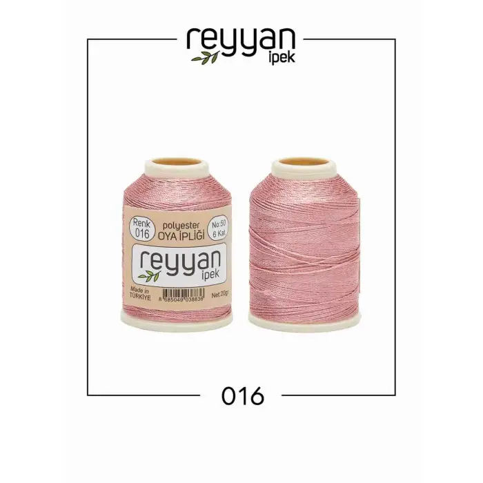 Reyyan İpek 20 gr. Polyester Oya İpi 10lu Kutu-016-1