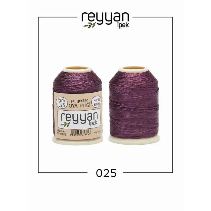 Reyyan İpek 20 gr. Polyester Oya İpi 10lu Kutu-025-1