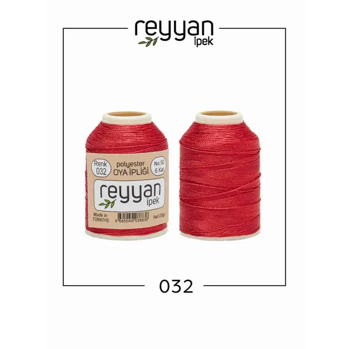 Reyyan İpek 20 gr. Polyester Oya İpi 10lu Kutu-032-1
