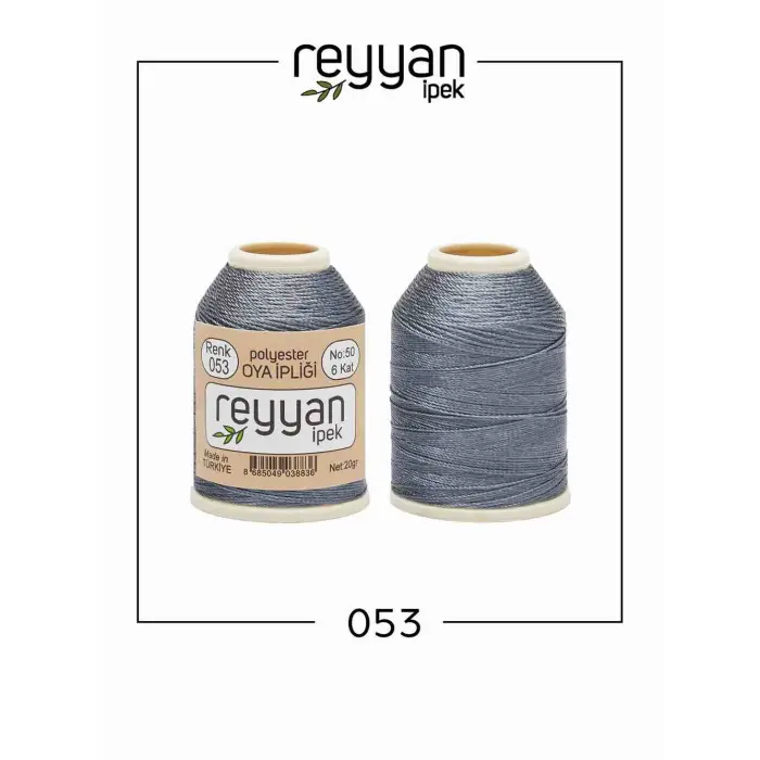 Reyyan İpek 20 gr. Polyester Oya İpi 10lu Kutu-053-1