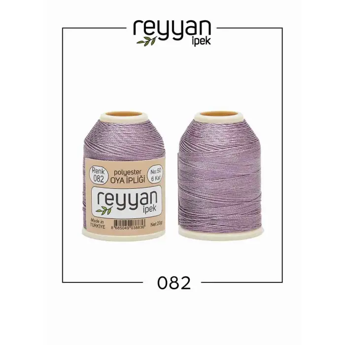 Reyyan İpek 20 gr. Polyester Oya İpi 10lu Kutu-082-1