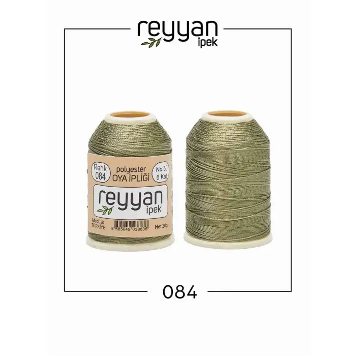 Reyyan İpek 20 gr. Polyester Oya İpi 10lu Kutu-084-1