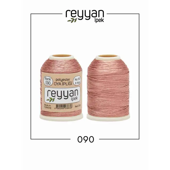 Reyyan İpek 20 gr. Polyester Oya İpi 10lu Kutu-090-1