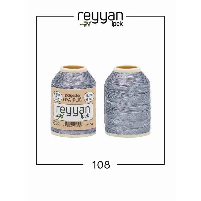 Reyyan İpek 20 gr. Polyester Oya İpi-108