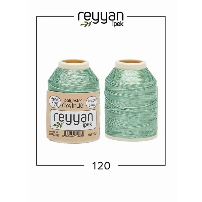Reyyan İpek 20 gr. Polyester Oya İpi 10lu Kutu-120-1