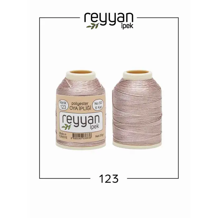 Reyyan İpek 20 gr. Polyester Oya İpi 10lu Kutu-123-1