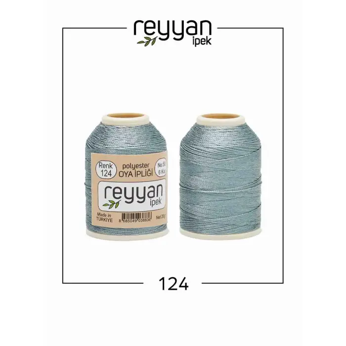 Reyyan İpek 20 gr. Polyester Oya İpi 10lu Kutu-124-1