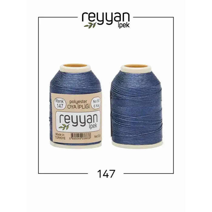 Reyyan İpek 20 gr. Polyester Oya İpi 10lu Kutu-147-1