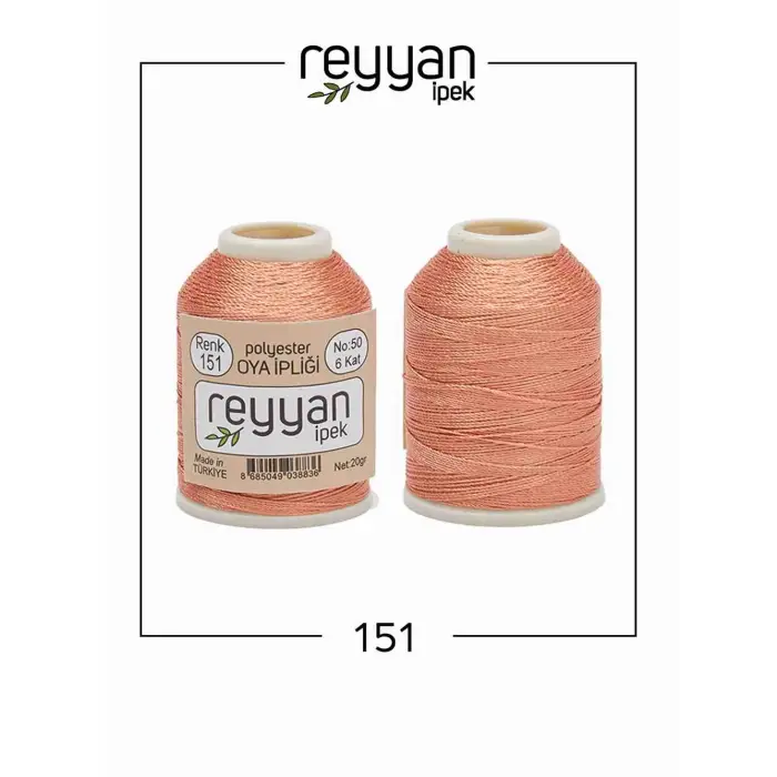 Reyyan İpek 20 gr. Polyester Oya İpi-151