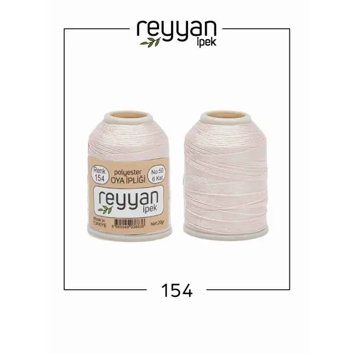 Reyyan İpek 20 gr. Polyester Oya İpi 10lu Kutu-154-1