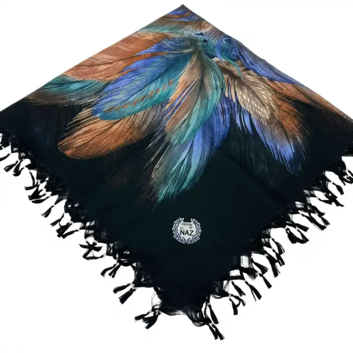 Naz İpek Koton Sökme Boncuklu Yazma (sm-41-02)