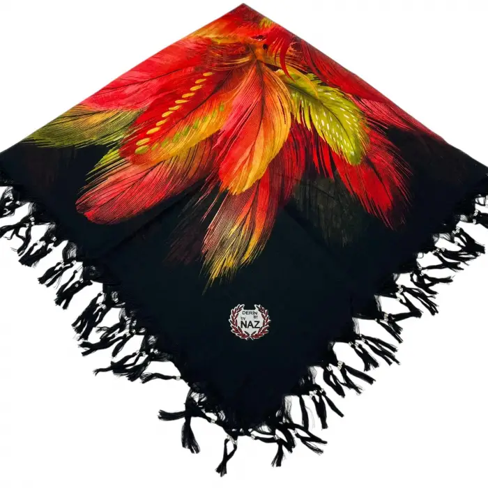 Naz İpek Koton Sökme Boncuklu Yazma (sm-41-07)