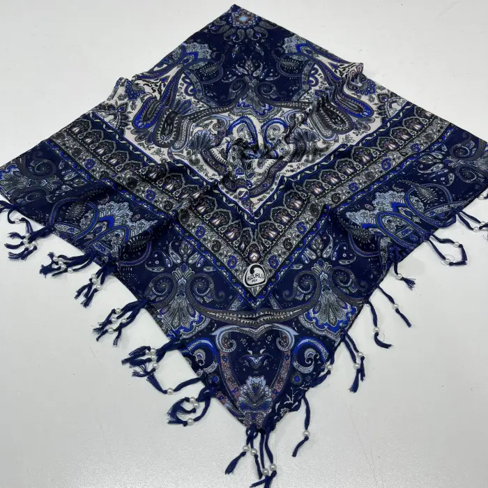 Huzurlu Püsküllü Boncuklu El İşi Yazma (pbs9610)