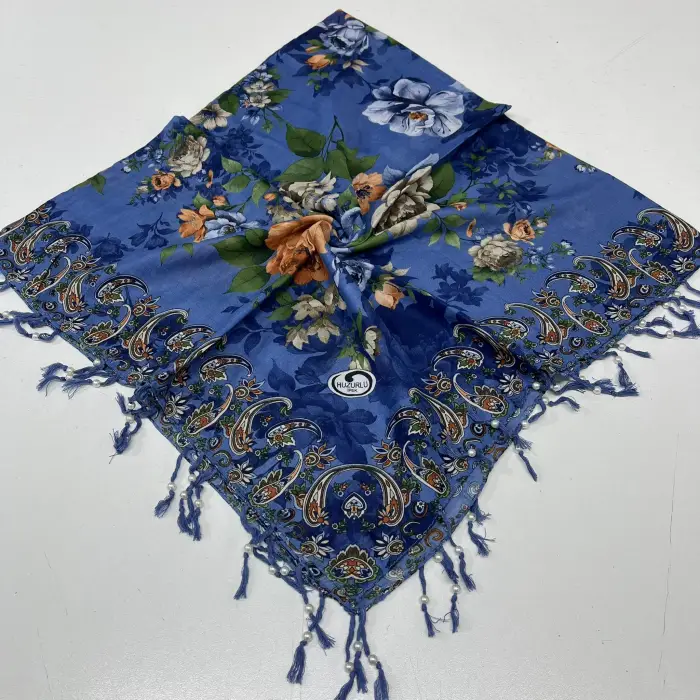 Huzurlu Püsküllü Boncuklu El İşi Yazma (pbs9408)