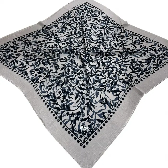 Huzurlu Flamlı Koton Eşarp (FE533-02)