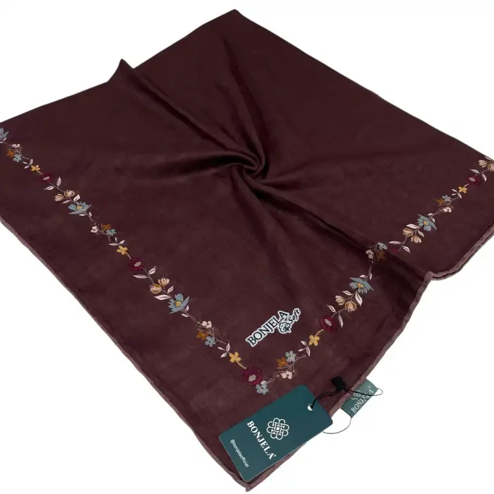 Bonjela El Dikişli Dijital Soft Eşarp-soft01-18