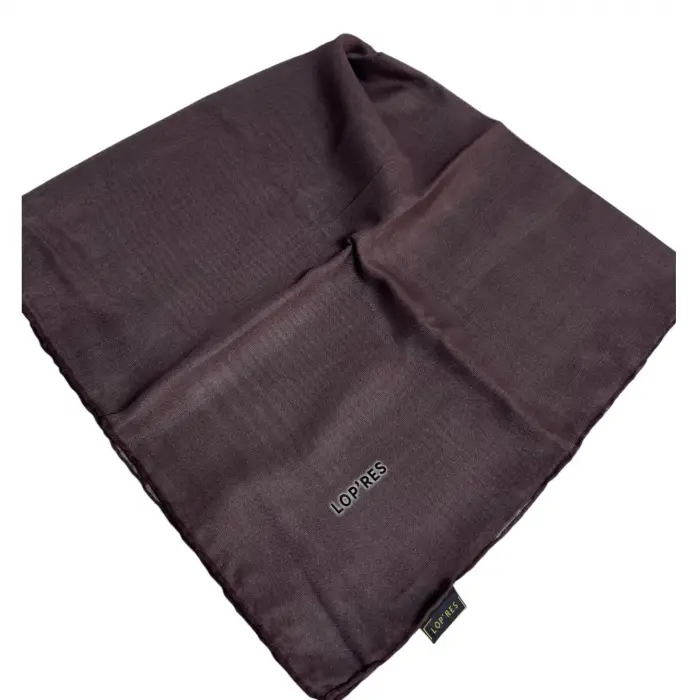 Lopres Düz Renk El Dikişli Dijital Soft Eşarp-soft04-27