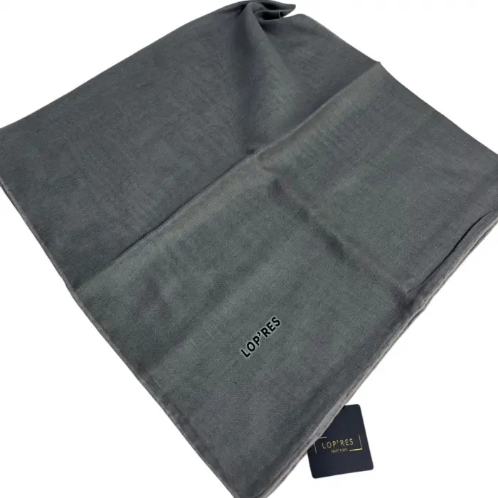 Lopres Düz Renk El Dikişli Dijital Soft Eşarp-soft04-26