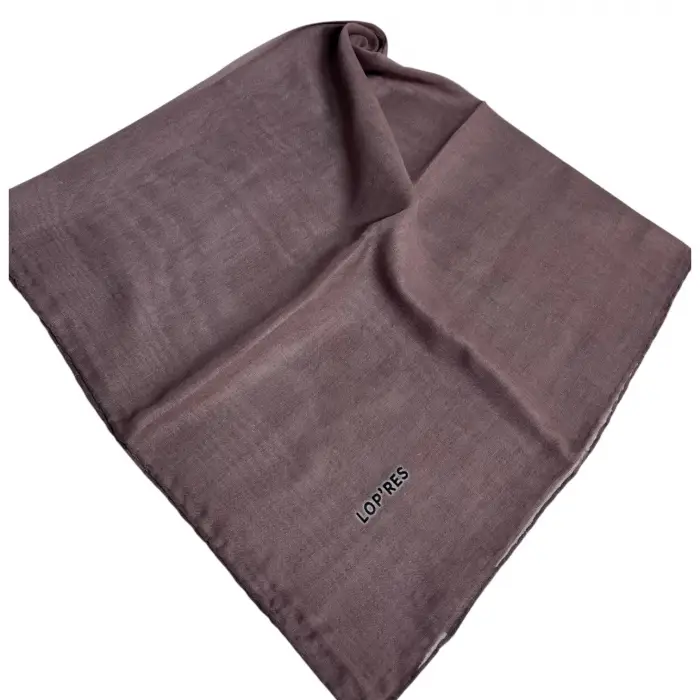 Lopres Düz Renk El Dikişli Dijital Soft Eşarp-soft04-12