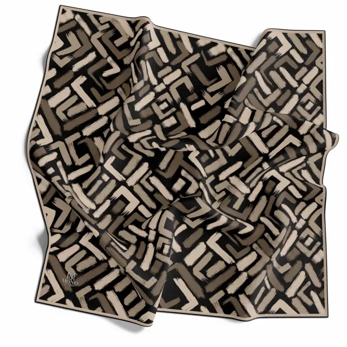 Mono Scarfs El Dikişli Dijital Soft Eşarp-soft07-05