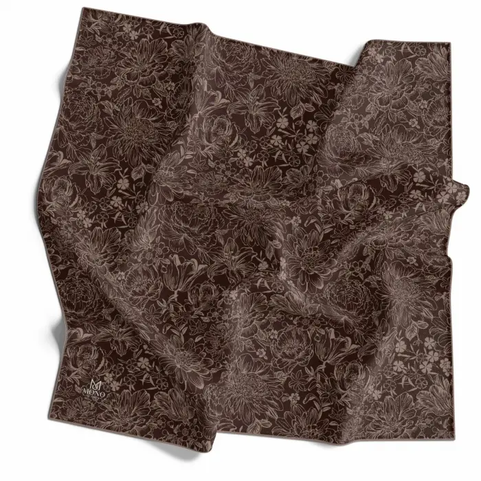 Mono Scarfs El Dikişli Dijital Soft Eşarp-soft10-10