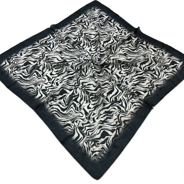 Locella El Dikişli Dijital Soft Eşarp-soft23-07