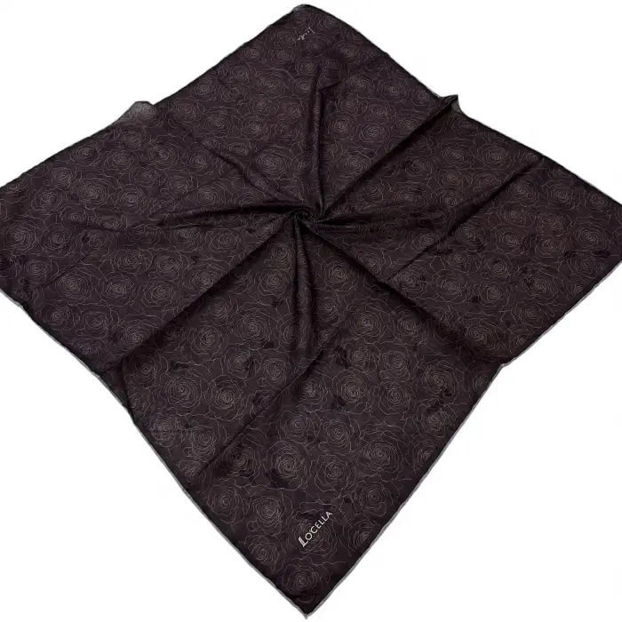 Locella El Dikişli Dijital Soft Eşarp-soft27-08