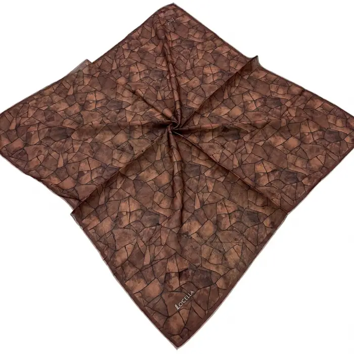 Locella El Dikişli Dijital Soft Eşarp-soft26-09