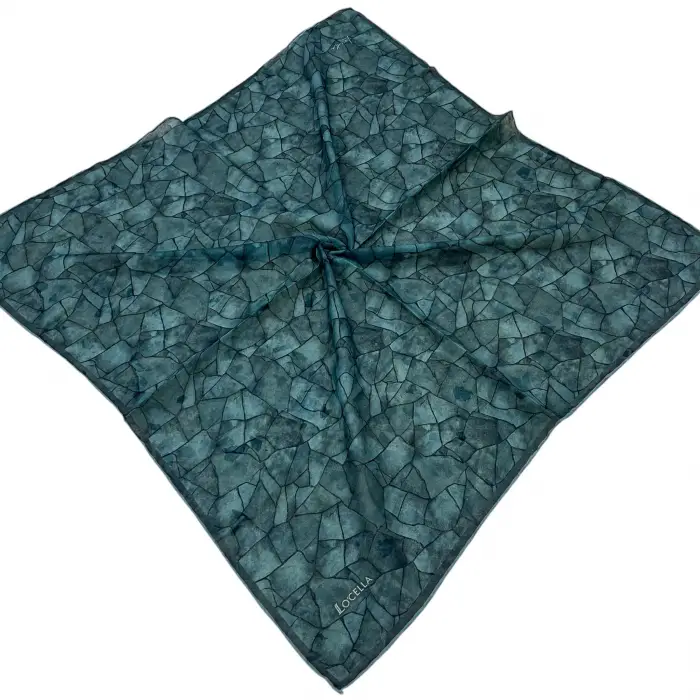 Locella El Dikişli Dijital Soft Eşarp-soft26-08