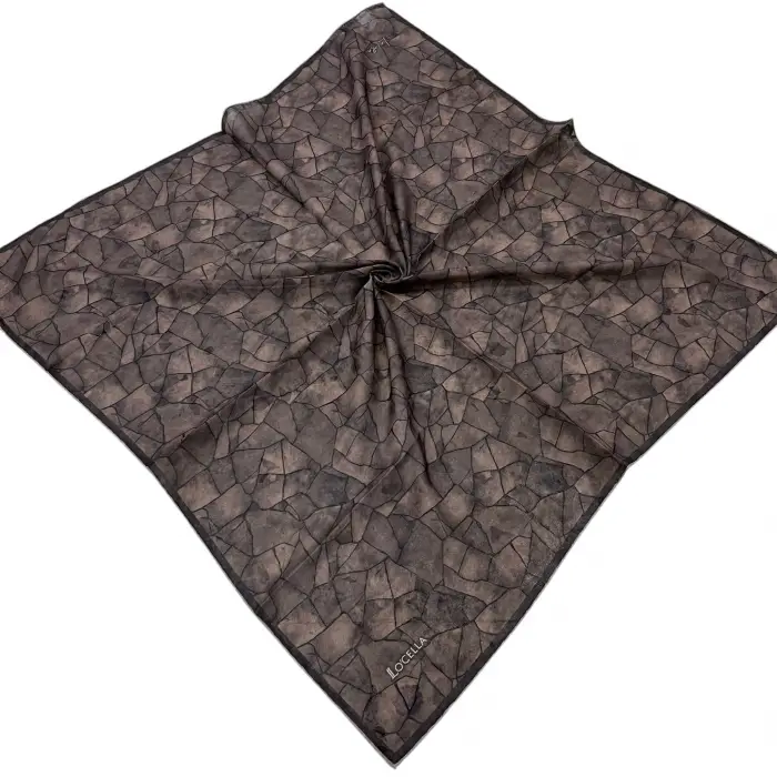 Locella El Dikişli Dijital Soft Eşarp-soft26-05