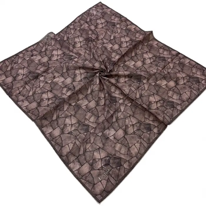 Locella El Dikişli Dijital Soft Eşarp-soft26-03