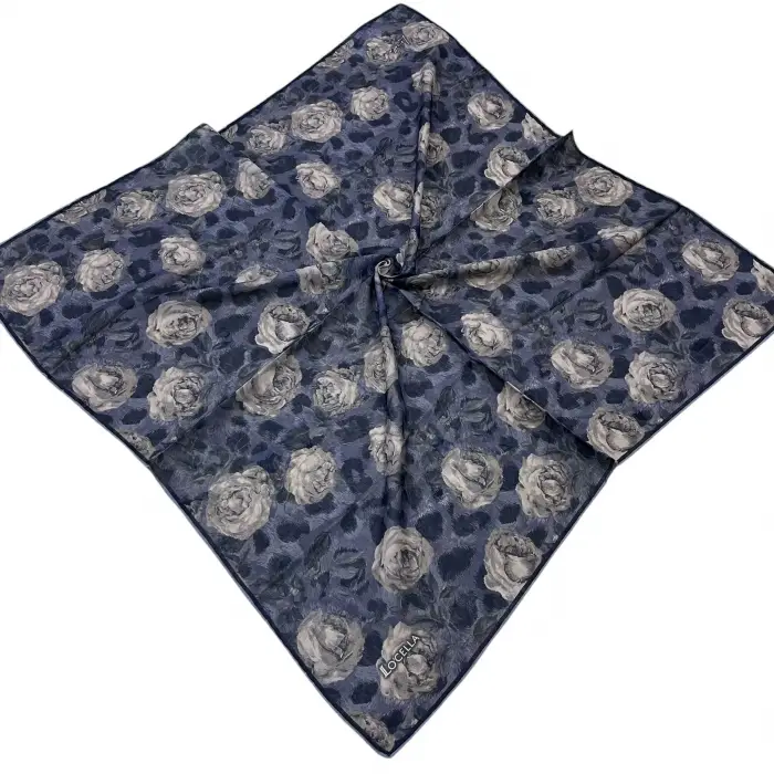 Locella El Dikişli Dijital Soft Eşarp-soft25-08