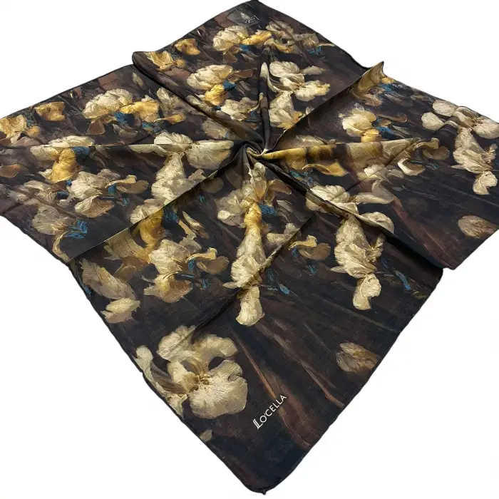 Locella El Dikişli Dijital Soft Eşarp-soft28-02