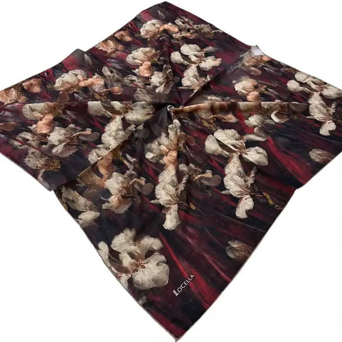 Locella El Dikişli Dijital Soft Eşarp-soft28-09