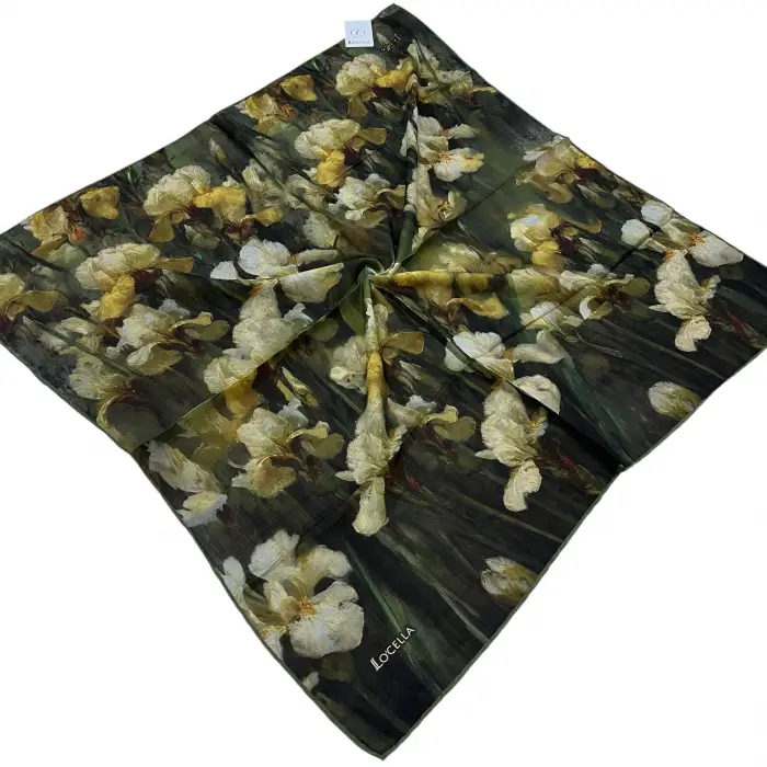 Locella El Dikişli Dijital Soft Eşarp-soft28-12