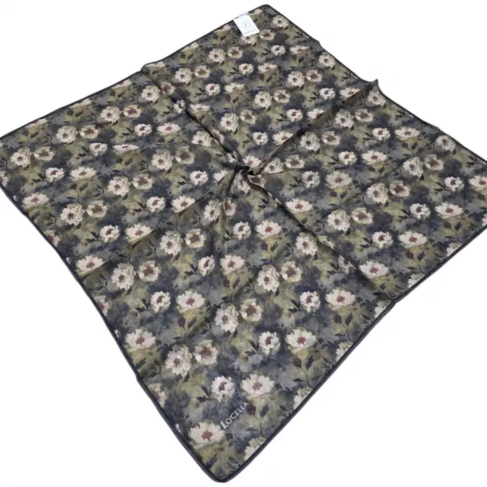 Locella El Dikişli Dijital Soft Eşarp-soft29-11