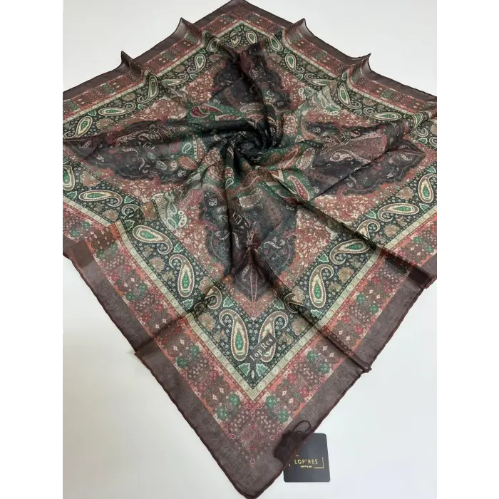 Lopres El Dikişli Dijital Soft Eşarp-soft32-08