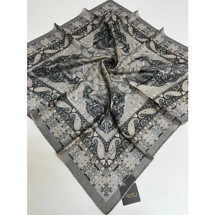 Lopres El Dikişli Dijital Soft Eşarp-soft32-09