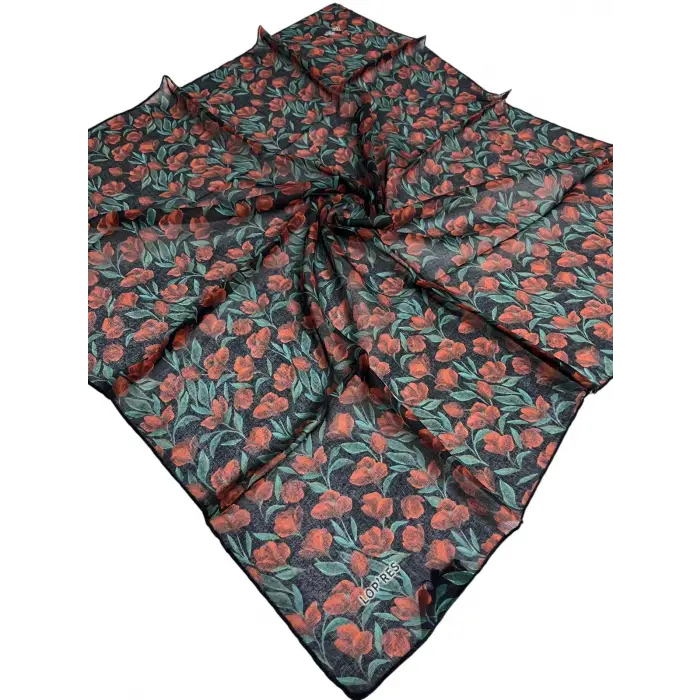 Lopres El Dikişli Dijital Soft Eşarp-soft33-08