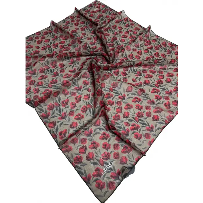 Lopres El Dikişli Dijital Soft Eşarp-soft33-09