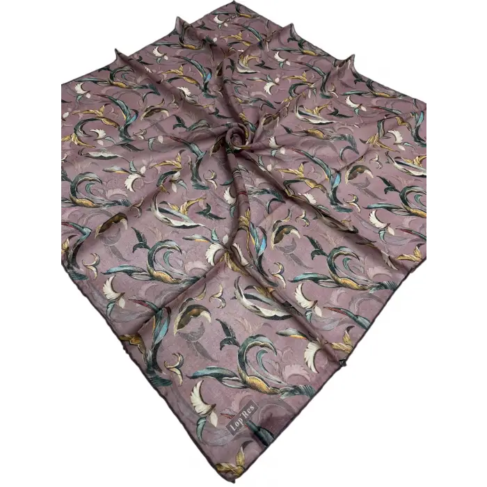 Lopres El Dikişli Soft Pamuk Eşarp-(soft52-10)