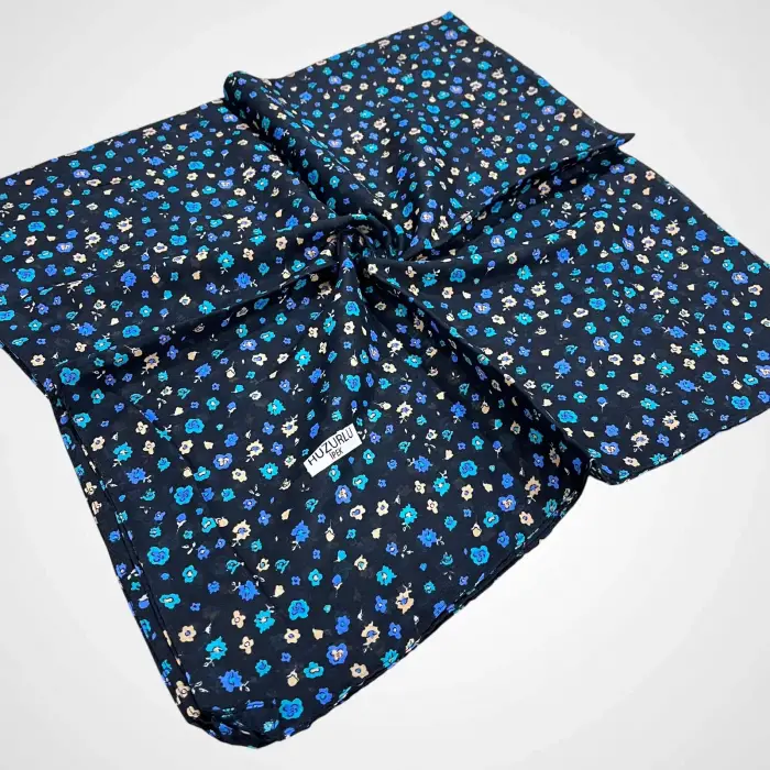 Huzurlu İpek Desenli Dikişli Yazma - (hd02-05)