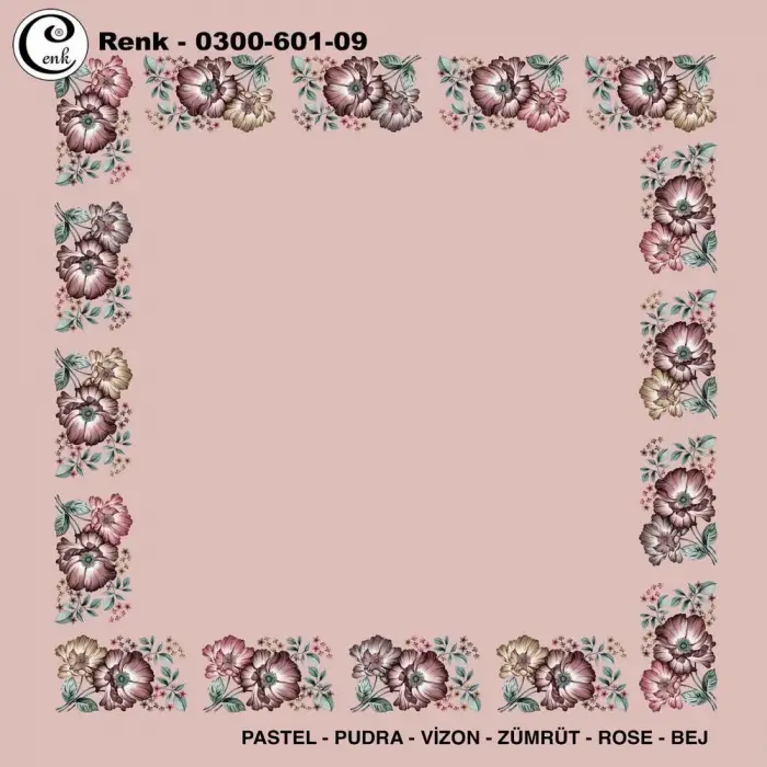 Cenk 100cm Ortası Boş Oyalık Yazma (Cnk-601-09)