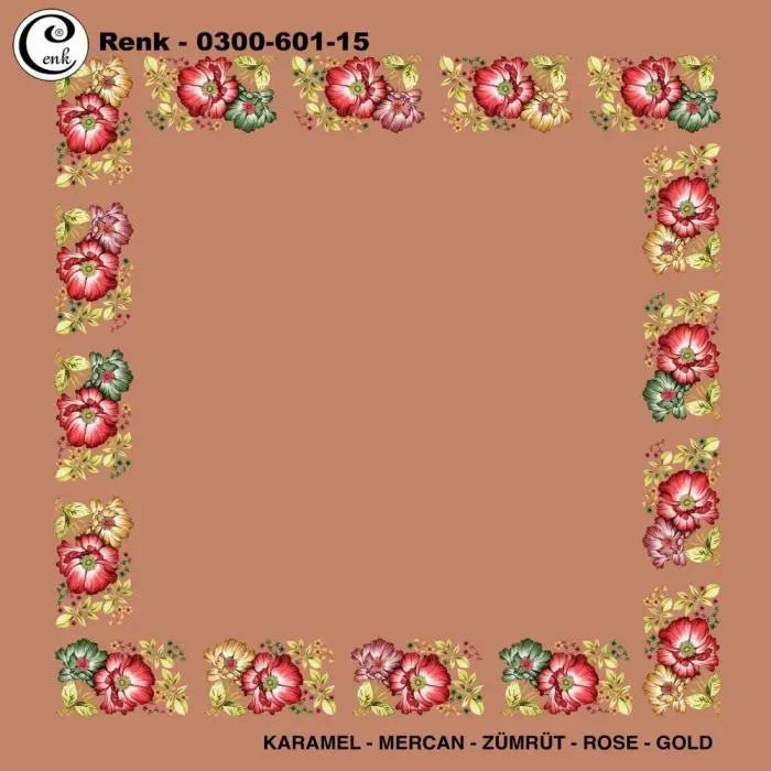 Cenk 100cm Ortası Boş Oyalık Yazma (Cnk-601-15)