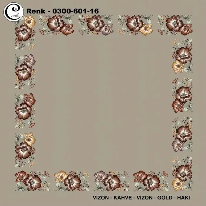 Cenk 100cm Ortası Boş Oyalık Yazma (Cnk-601-16)