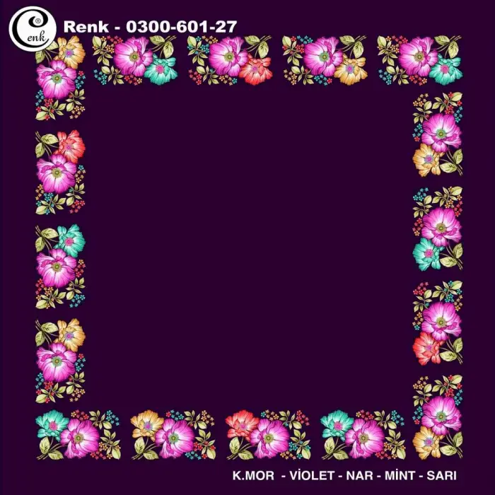 Cenk 100cm Ortası Boş Oyalık Yazma (Cnk-601-27)