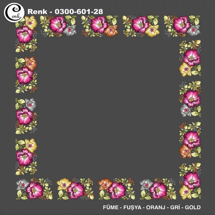 Cenk 100cm Ortası Boş Oyalık Yazma (Cnk-601-28)