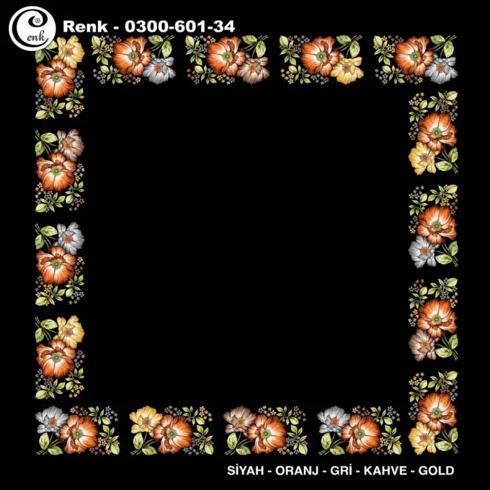 Cenk 100cm Ortası Boş Oyalık Yazma (Cnk-601-34)