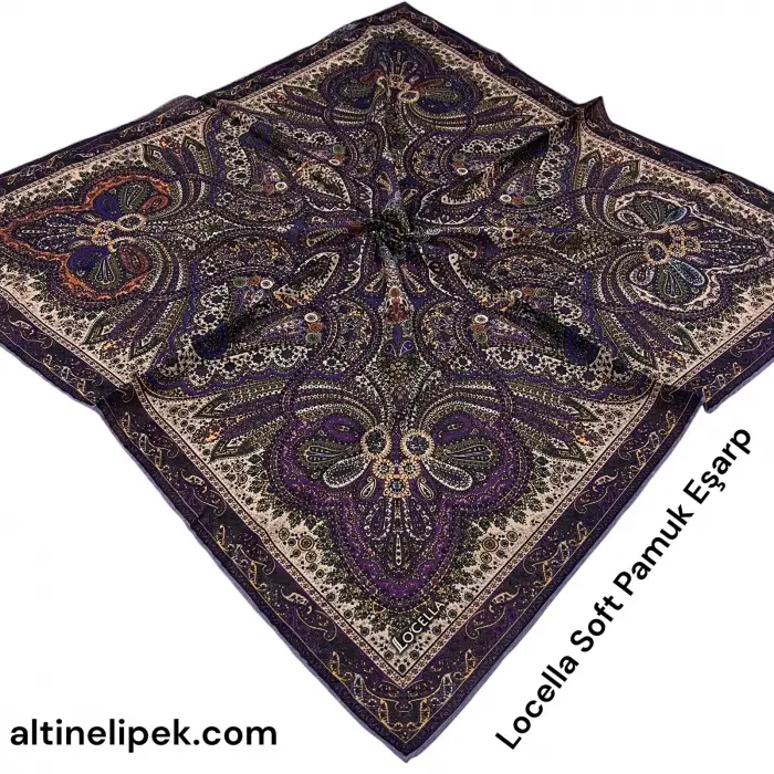 Locella Soft Pamuk Eşarp-soft60-07