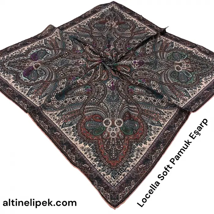 Locella Soft Pamuk Eşarp-soft60-09